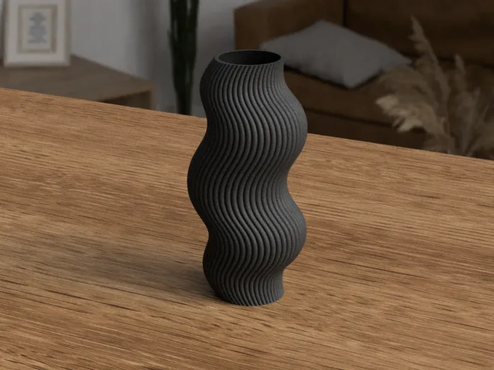 Modern Wavy Vase - Image 4
