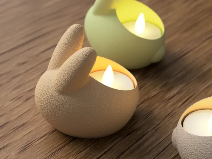 Easter Bunny tealight holder