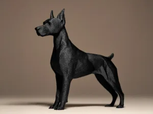 Doberman Sculpture