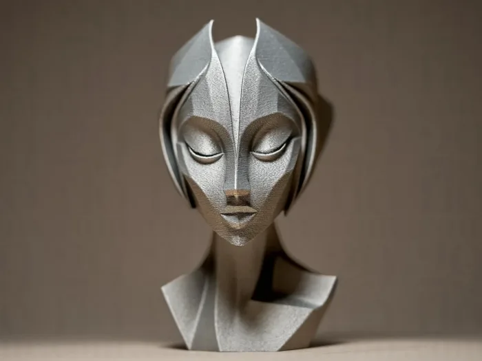 Futuristic Woman Sculpture - Image 3